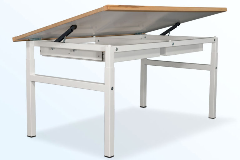 höhenverstellbarer Kinderschreibtisch KUBIKO-XL / SALTO Kindermöbel München