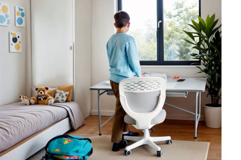 Kinderschreibtisch PREMIUM im Set mit Stuhl TADO / SALTO Kindermöbel München