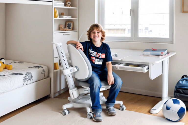 höhenverstellbarer Kinderschreibtisch SINO / SALTO Kindermöbel München / Moll