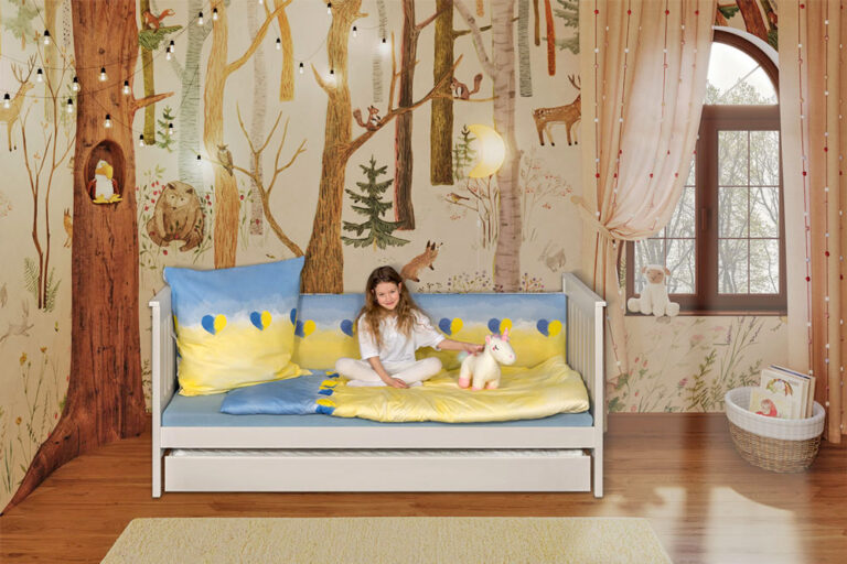 DOPYO das Kinderbett mit Schublade oder Gästebett / massives Buchenholz / SALTO Kindermöbel München