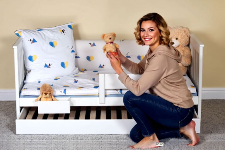 DOPYO das Kinderbett mit Schublade oder Gästebett / massives Buchenholz / SALTO Kindermöbel München