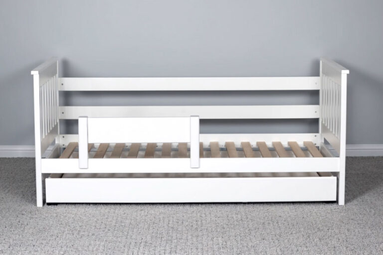 DOPYO das Kinderbett mit Schublade oder Gästebett / massives Buchenholz / SALTO Kindermöbel München